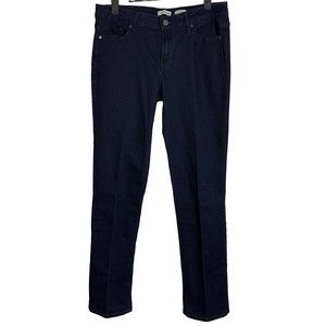 Calvin Klein Jeans Womens Size 6 Straight Leg Low Rise Dark Wash Denim